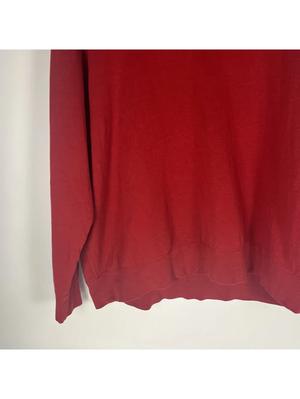 Polo Ralph Lauren Red Quarter Zip Sweatshirt-Men's XXL